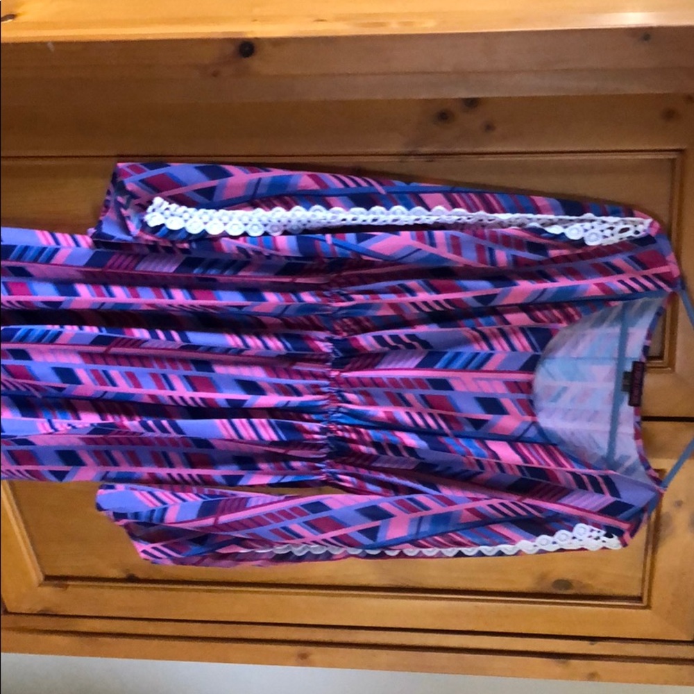 Knee length multicolor dress